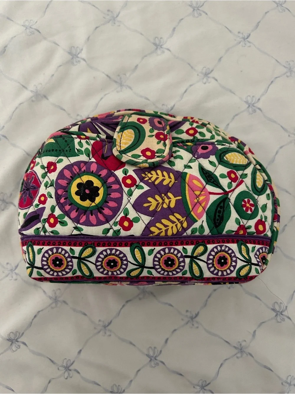 Vera Bradley Quilted Toiletry Bag “Viva La Vera”